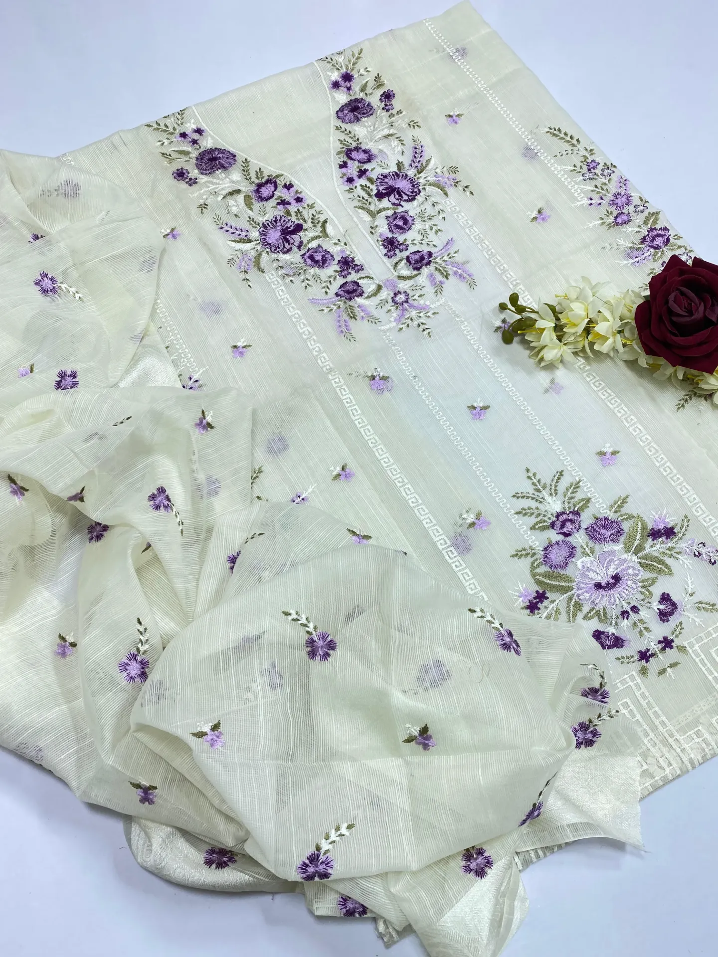 2pc Lavish Bareezé style embroiderd collection